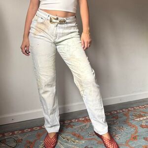 Roberto Cavalli Y2K printed jeans
